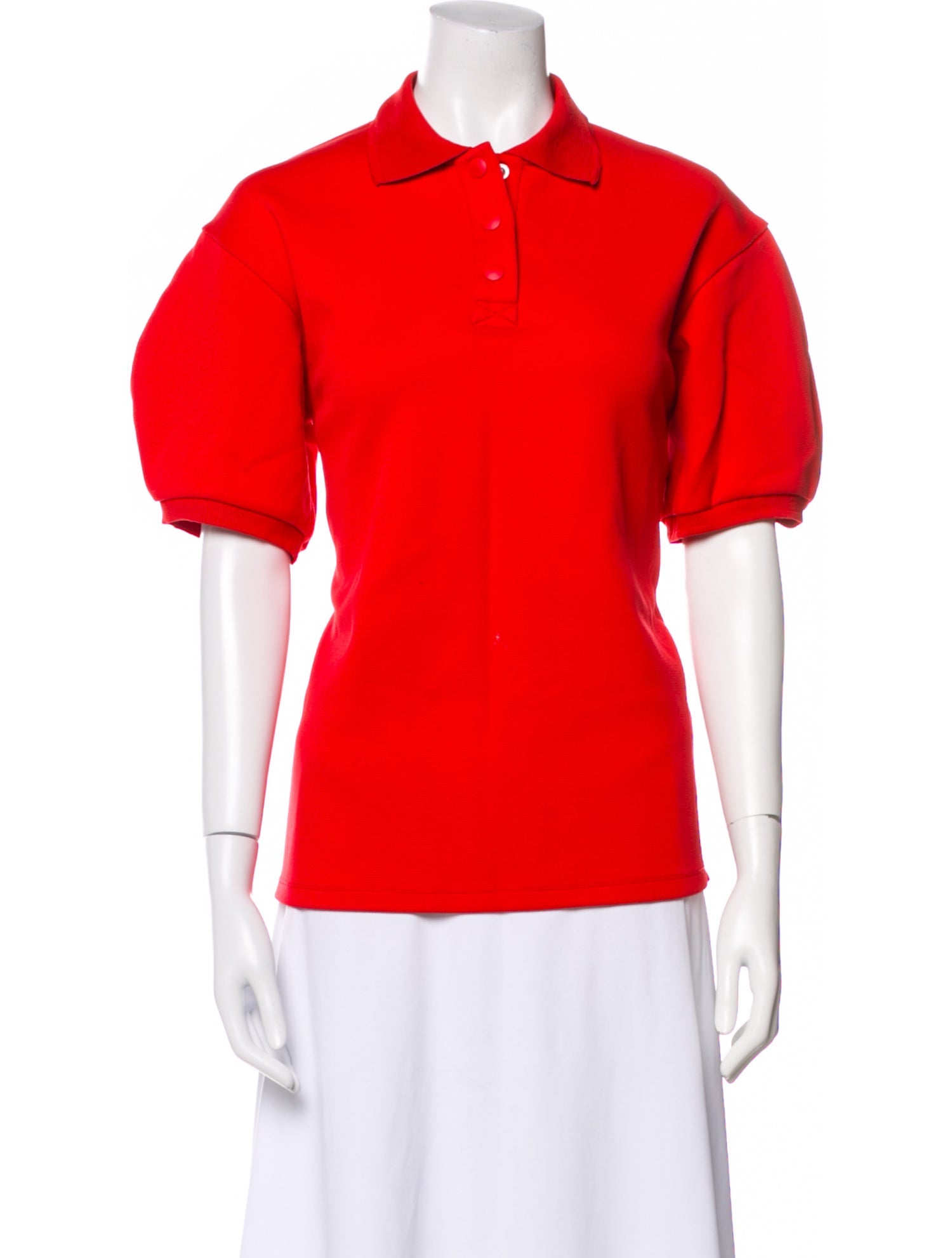 Tibi Short Sleeve Polo