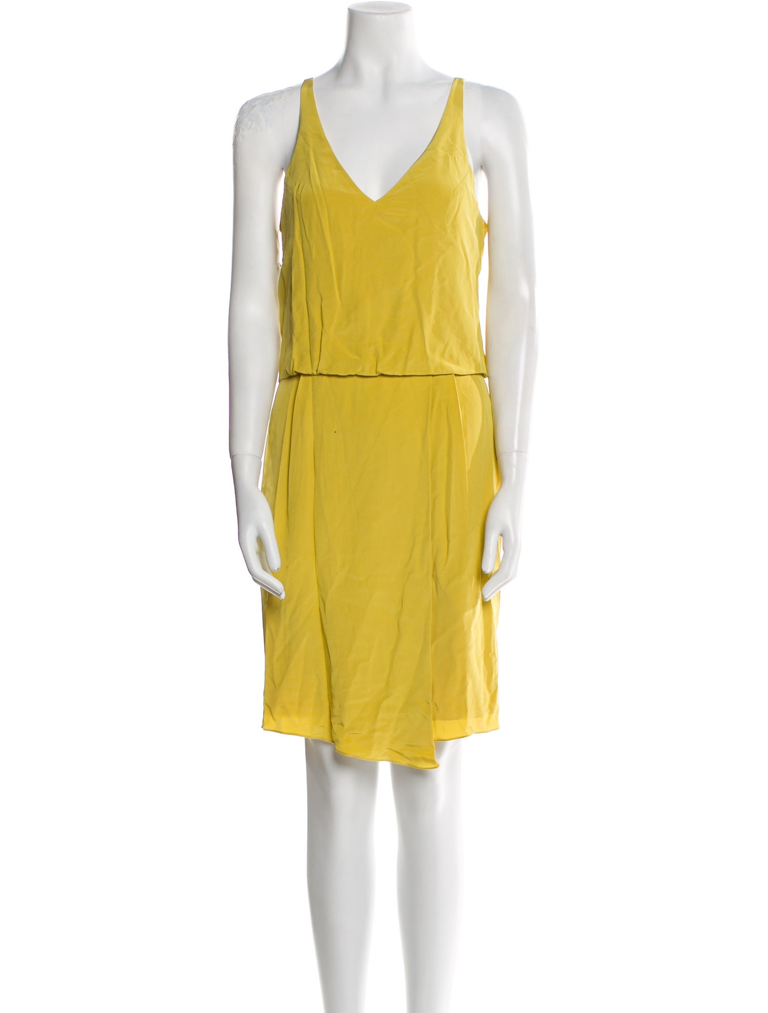 Tibi V-Neck Mini Dress