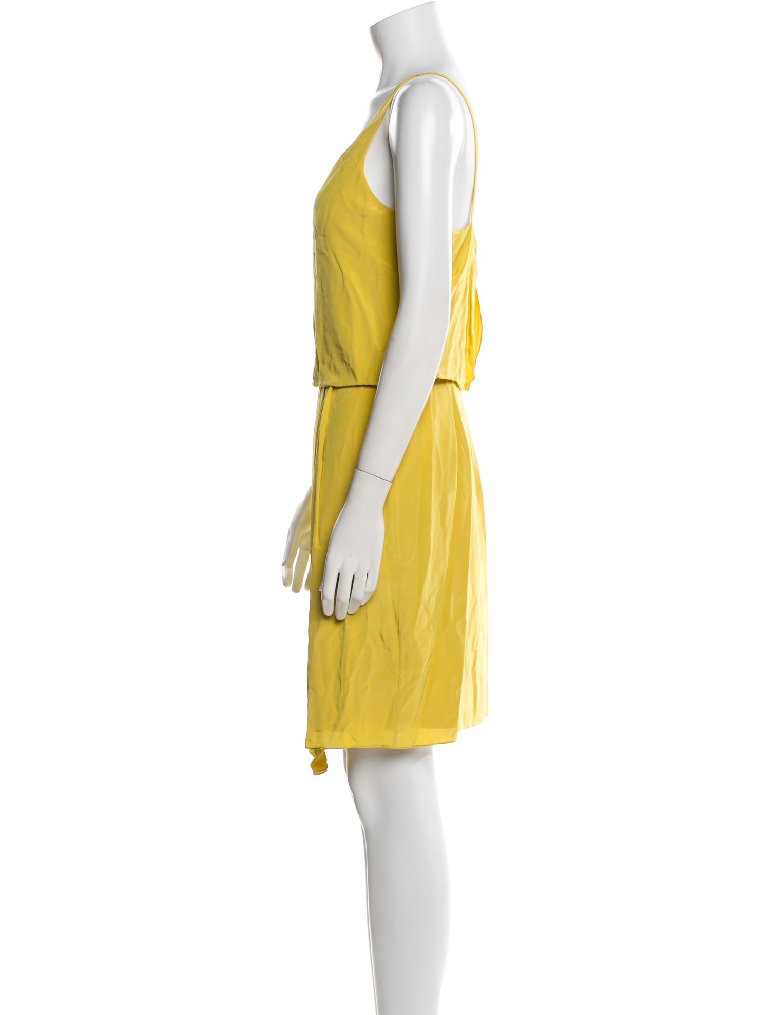 Tibi V-Neck Mini Dress
