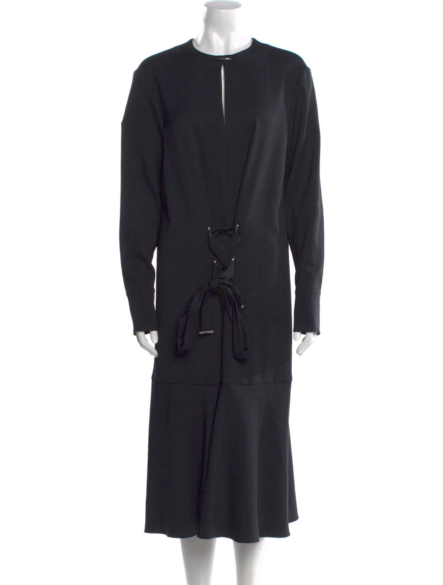 Tibi Crew Neck Long Dress