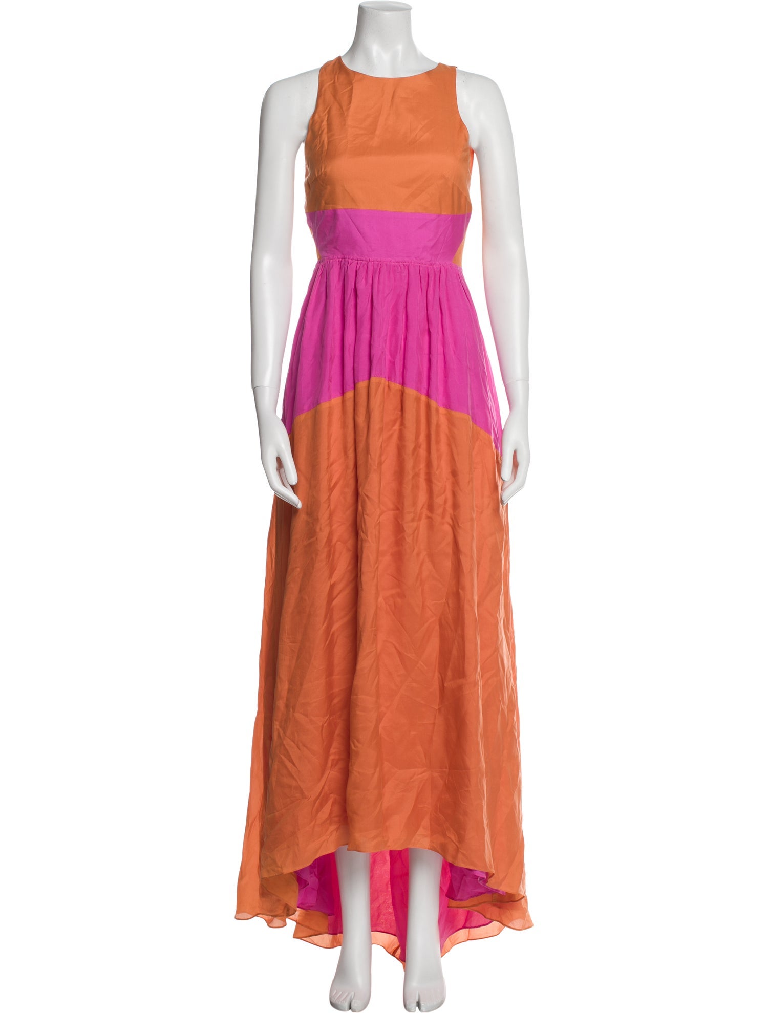 Tibi Silk Long Dress