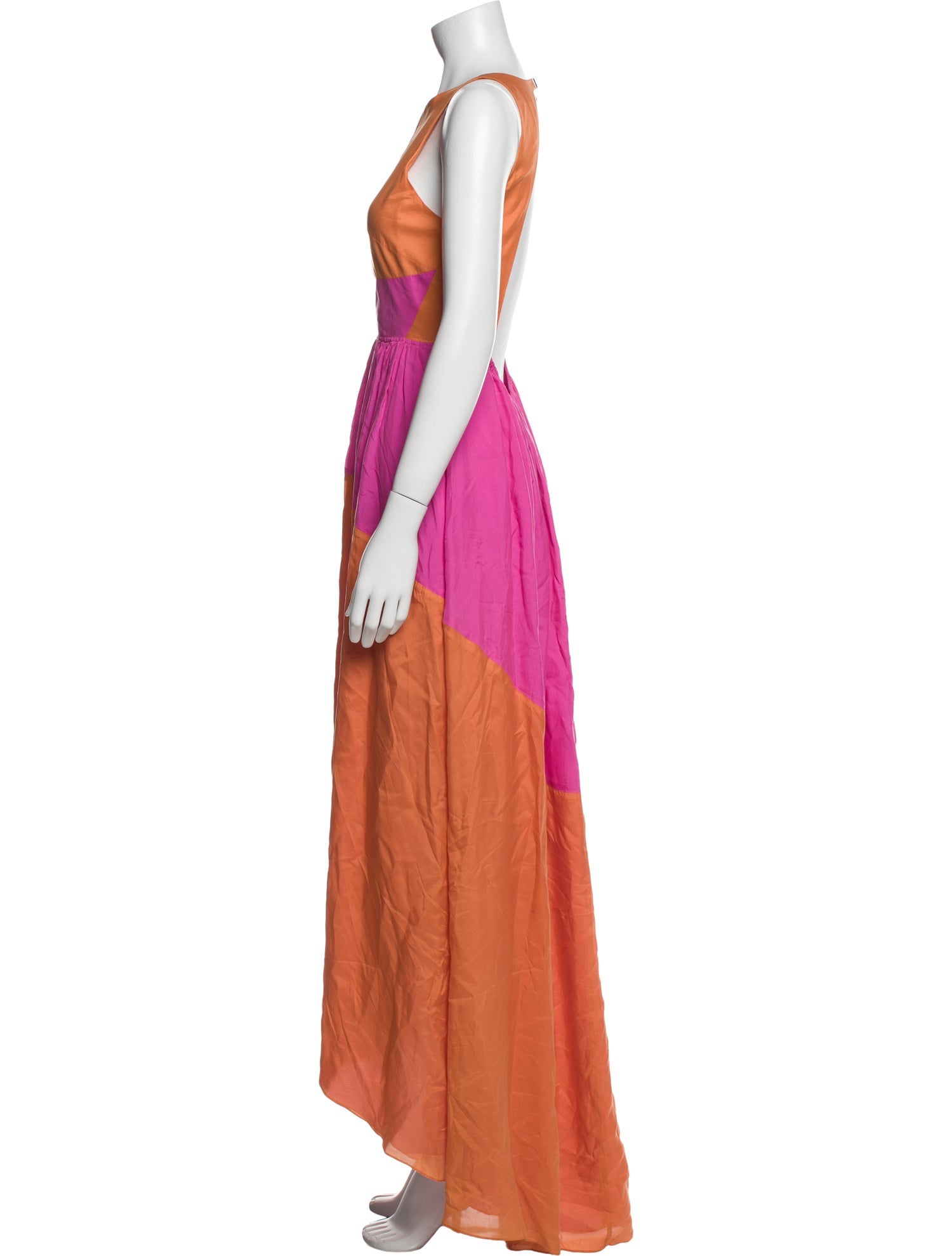 Tibi Silk Long Dress