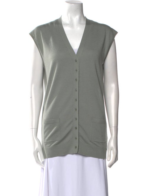 Tibi Wool V-Neck Sweater