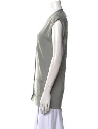 Tibi Wool V-Neck Sweater
