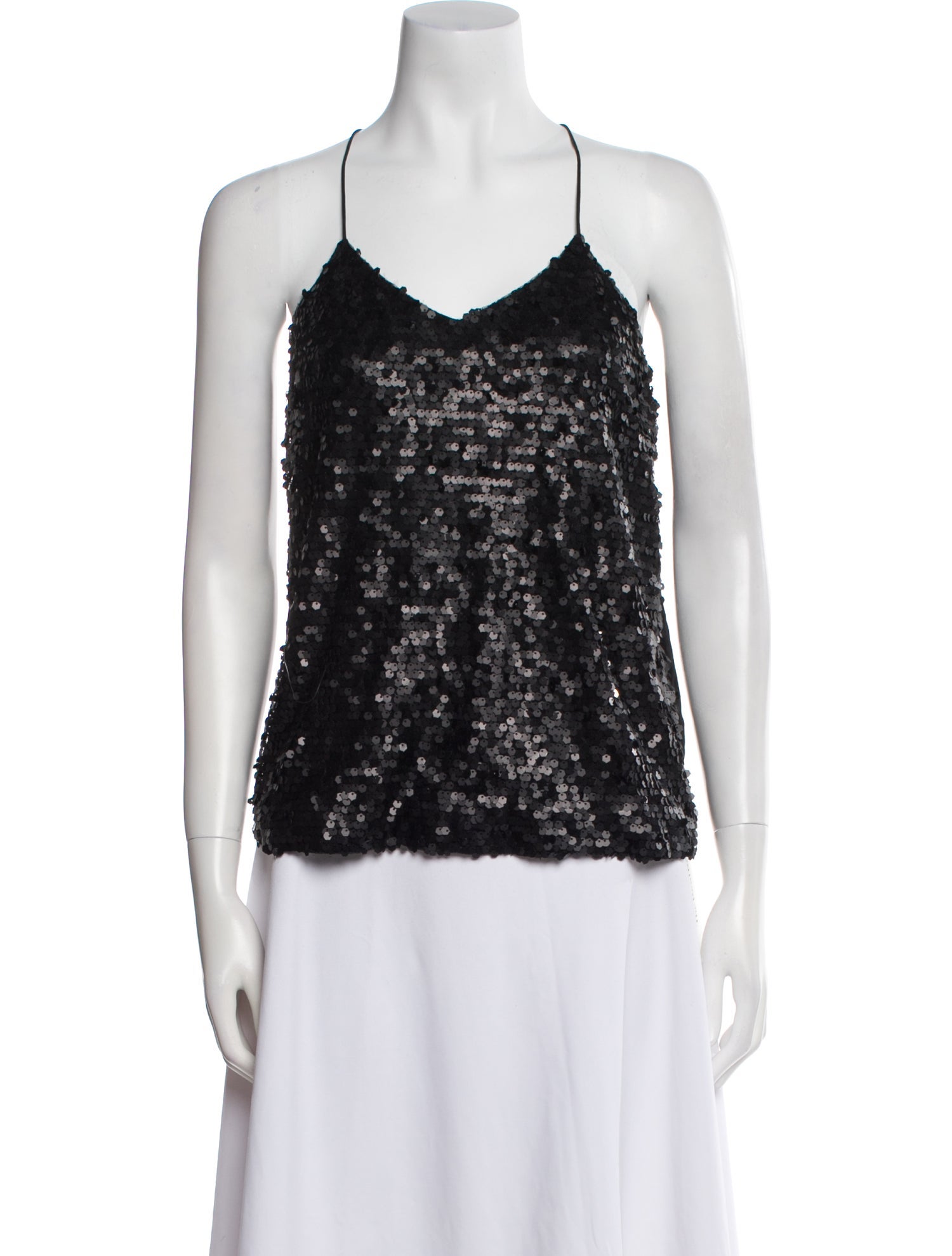 Tibi V-Neck Sleeveless Top