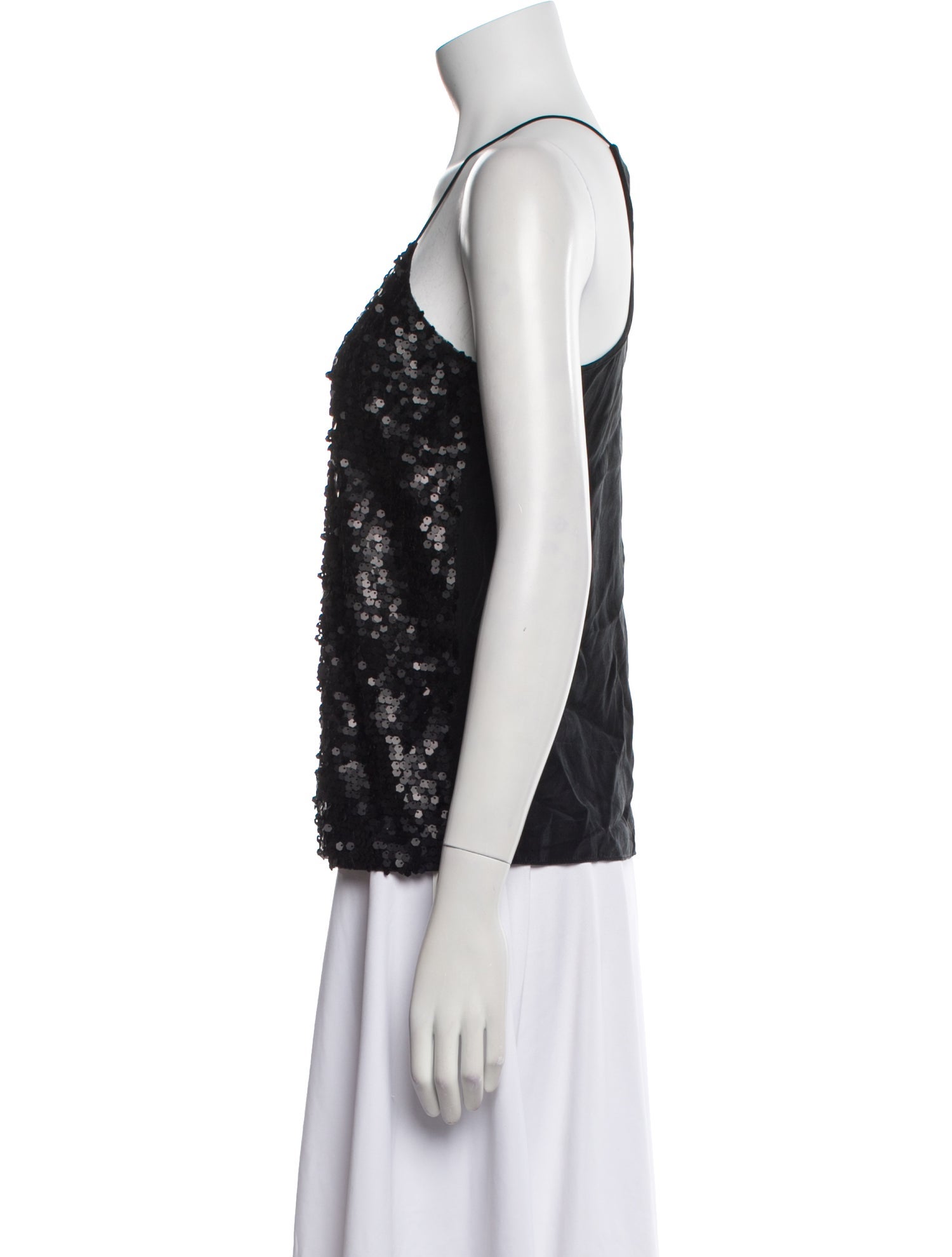 Tibi V-Neck Sleeveless Top