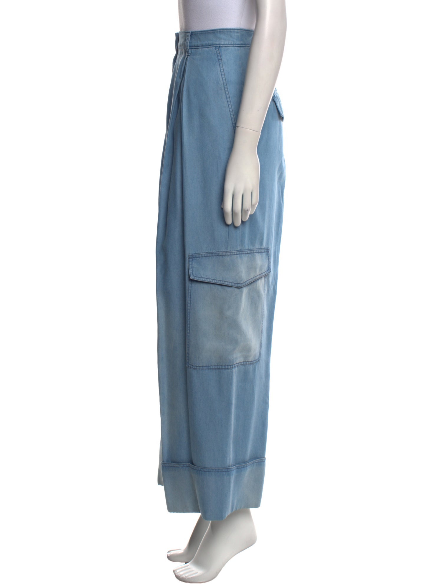 Tibi Wide Leg Pants