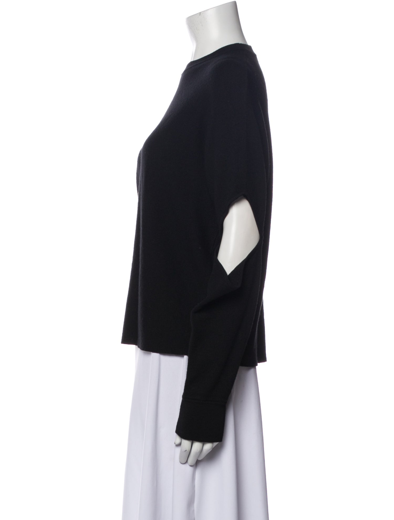 Tibi Wool Mock Neck Sweater