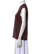 Tibi Mock Neck Sleeveless Top