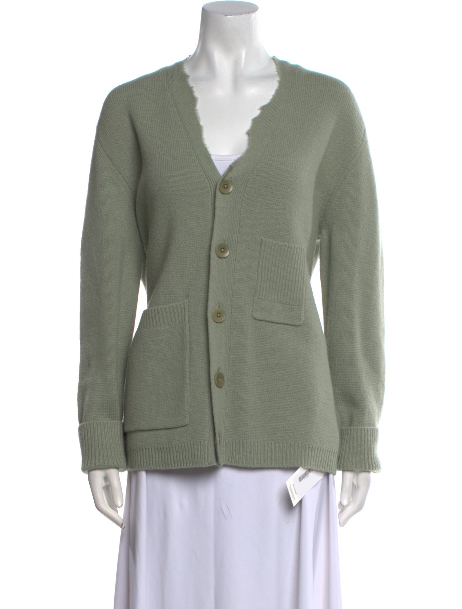 Tibi Lambswool V-Neck Sweater