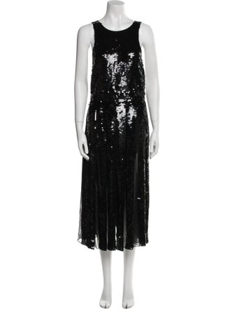 Tibi Silk Long Dress