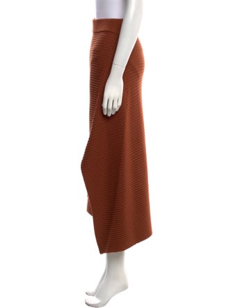 Tibi Merino Wool Midi Length Skirt