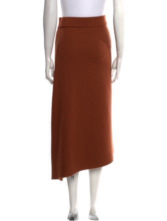 Tibi Merino Wool Midi Length Skirt