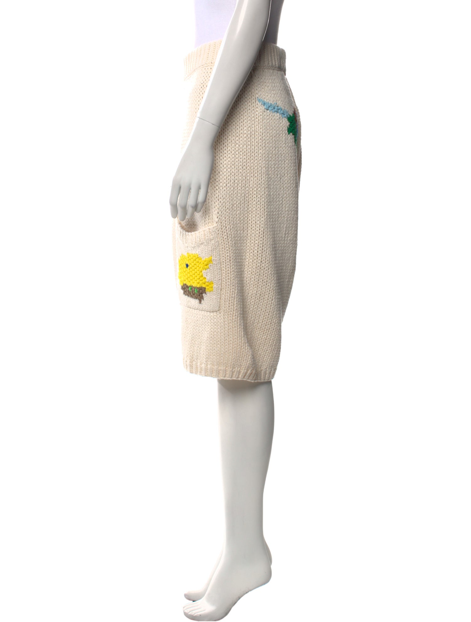 Tibi Patterned Knee-Length Shorts