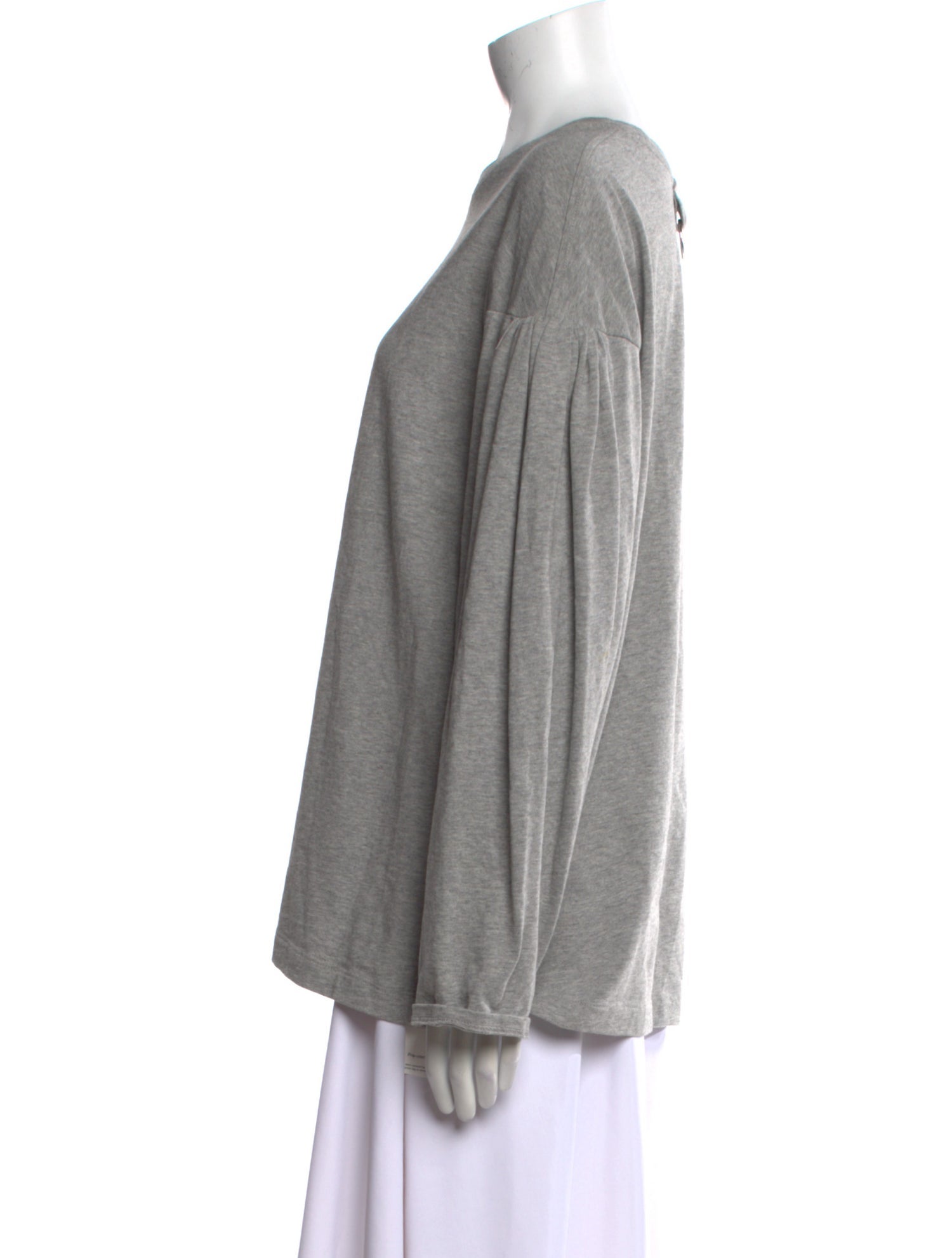 Tibi Crew Neck Long Sleeve Sweatshirt