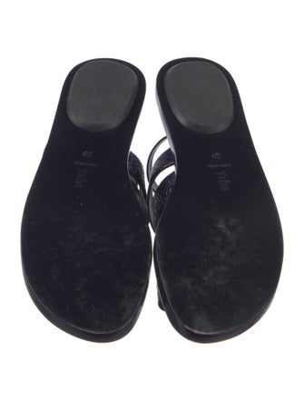 Tibi Leather Gladiator Sandals