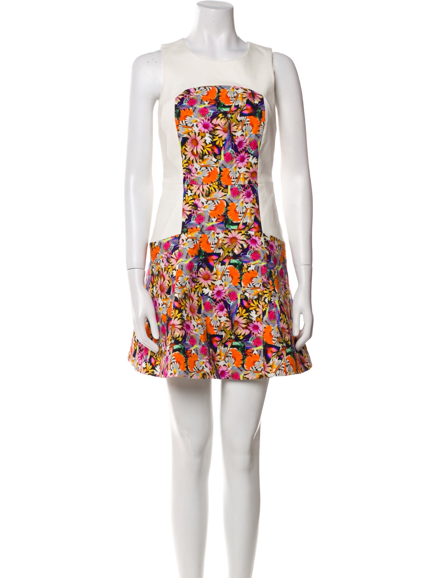 Tibi Printed Mini Dress