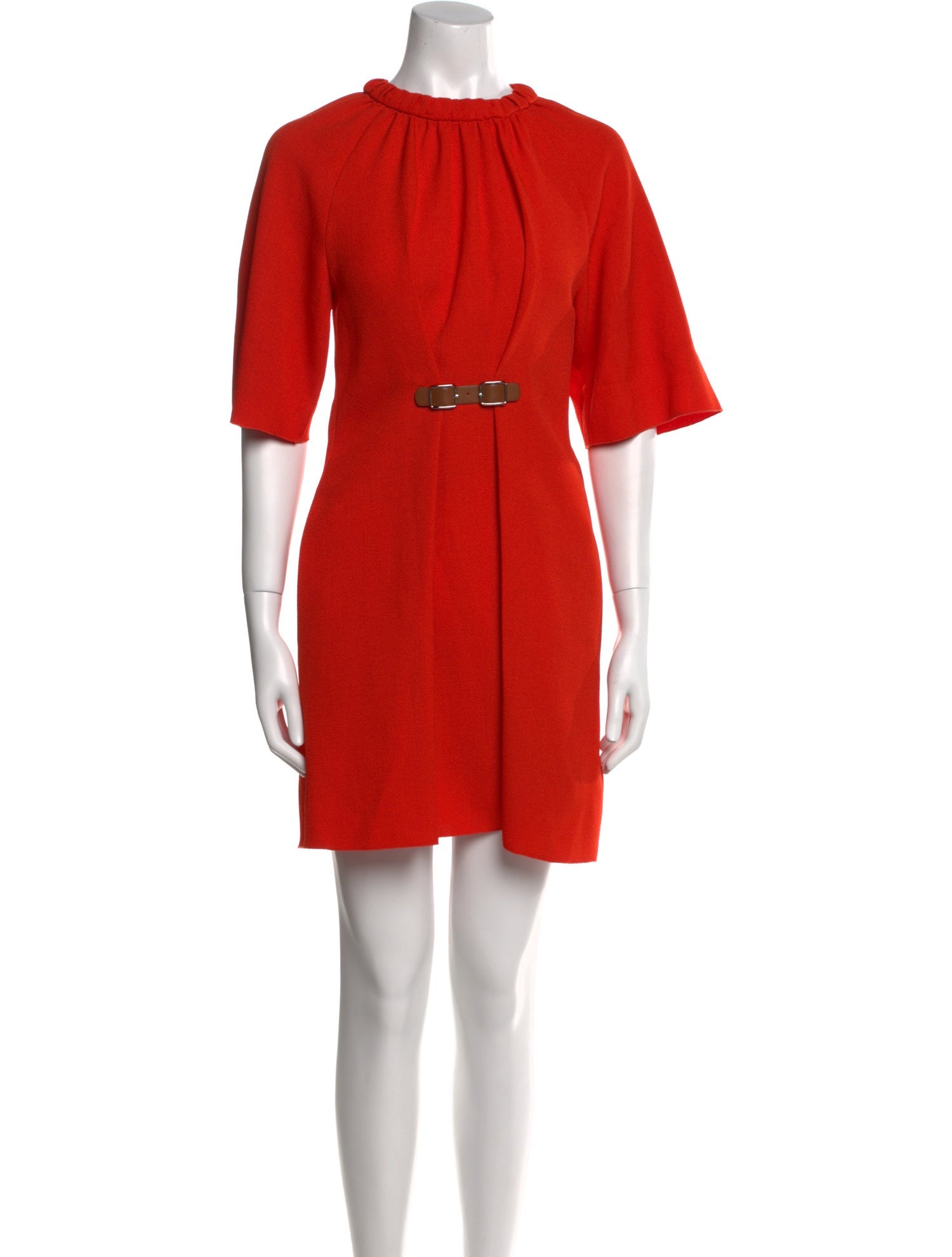 Tibi Crew Neck Mini Dress