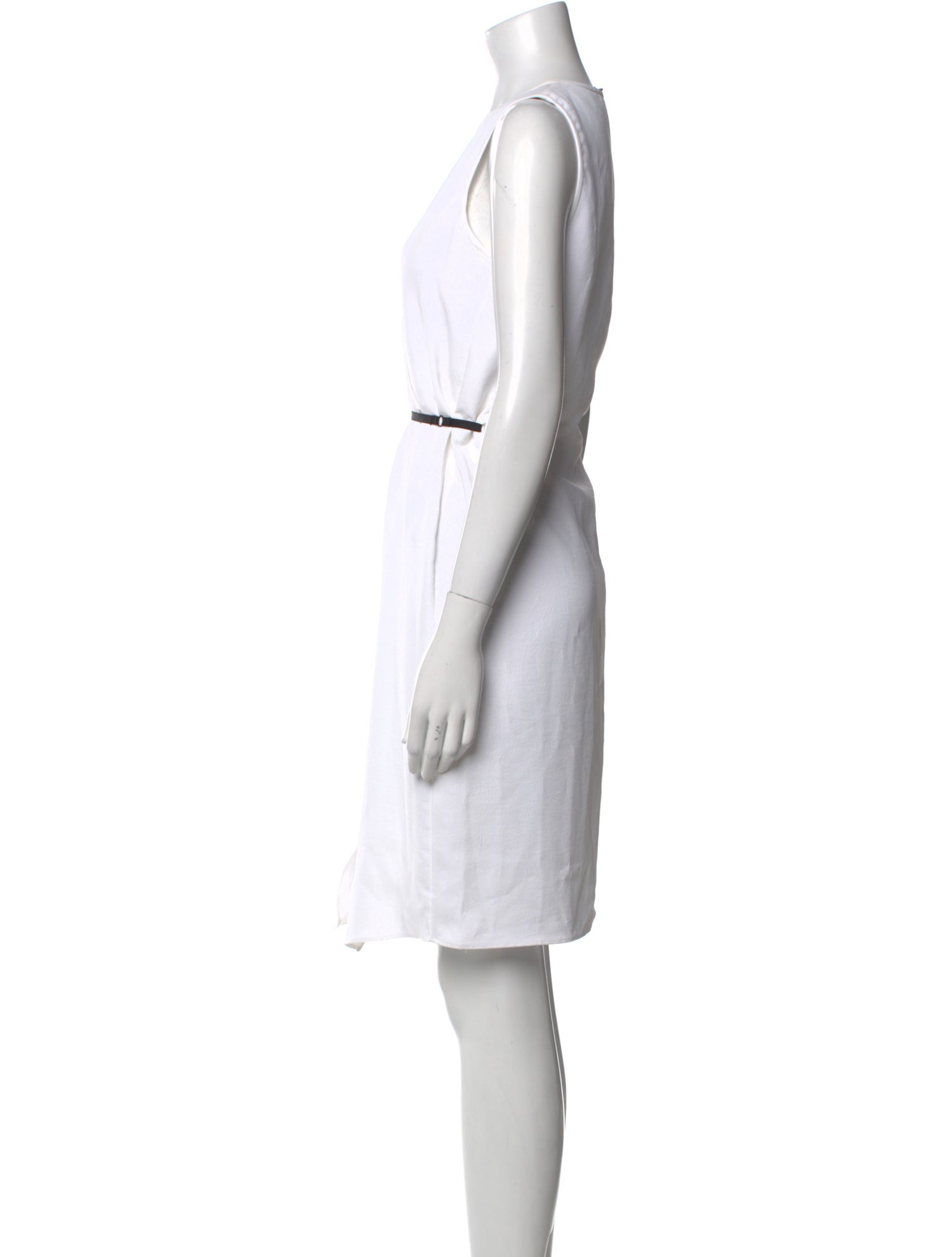 Tibi V-Neck Knee-Length Dress