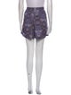 Tibi Printed Mini Shorts