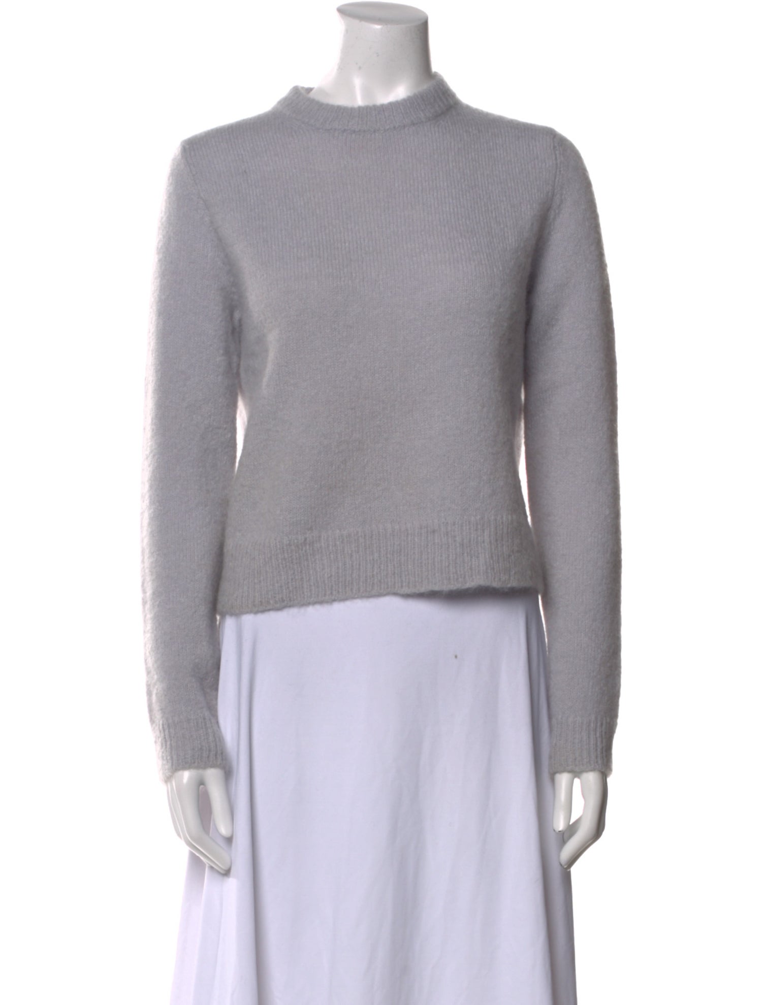 Tibi Mohair Crew Neck Sweater