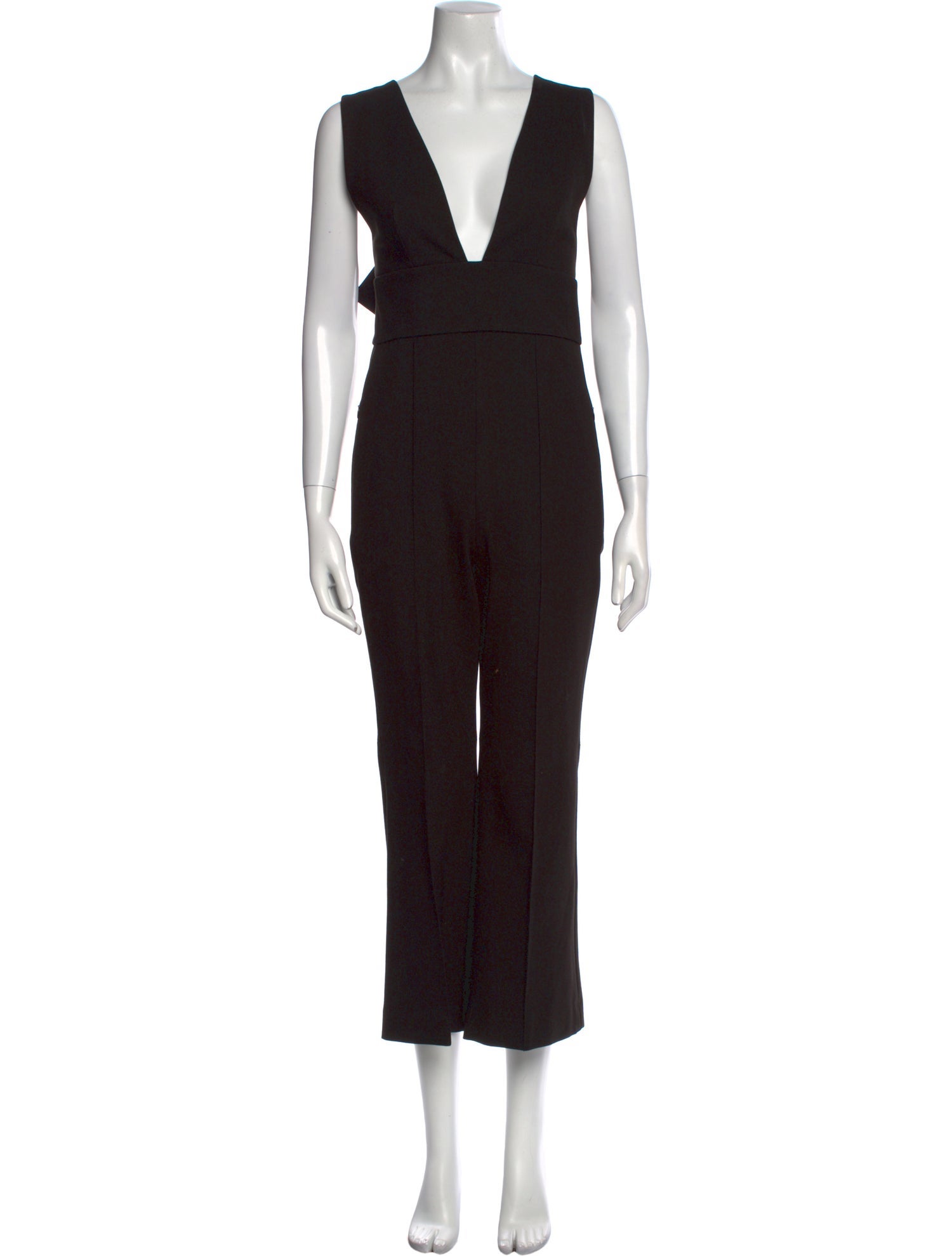 Tibi Plunge Neckline Jumpsuit