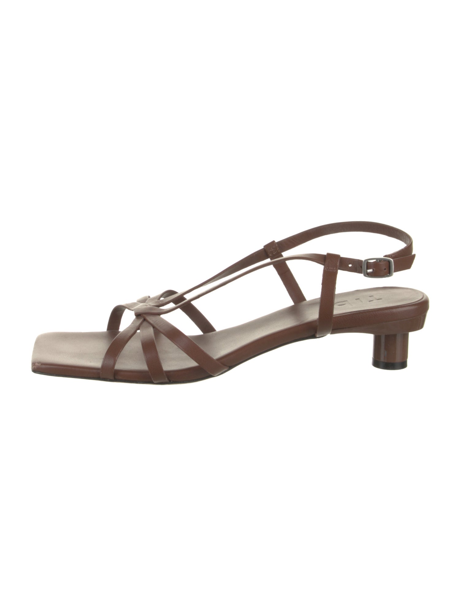 Tibi Leather Slingback Sandals