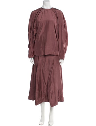 Tibi Silk Skirt Set