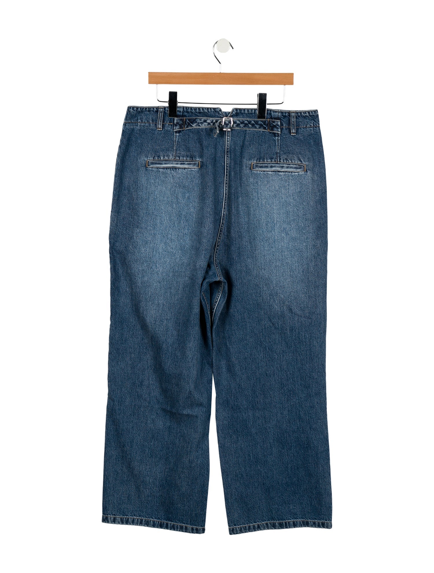 Tibi High-Rise Wide Leg Jeans