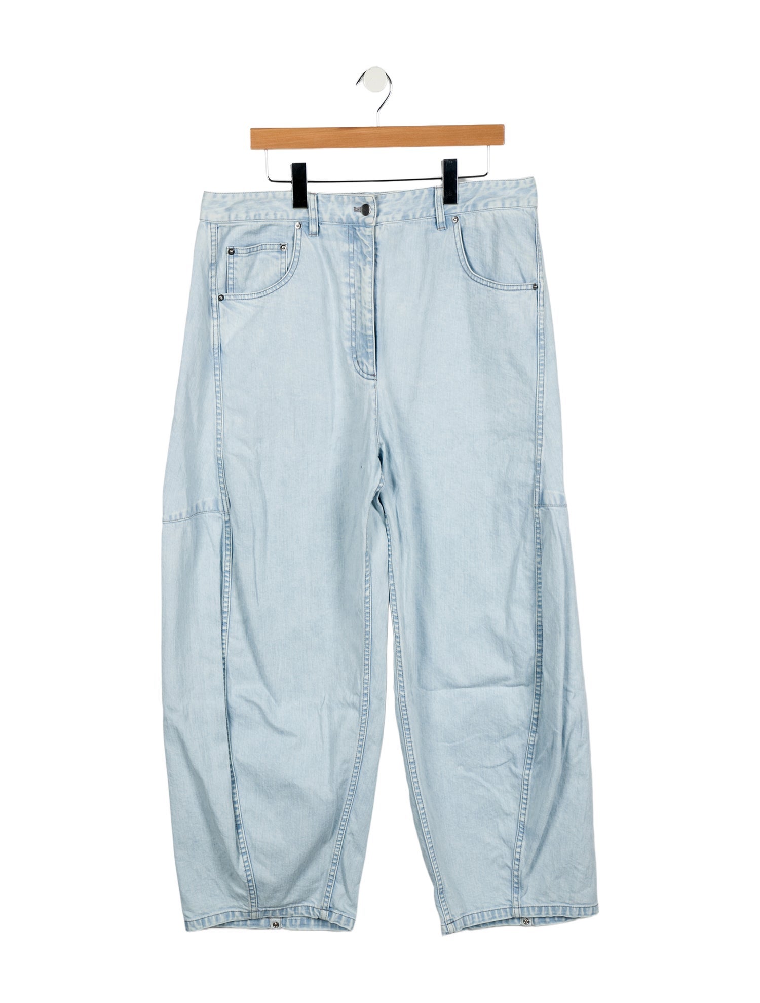 Tibi High-Rise Wide Leg Jeans