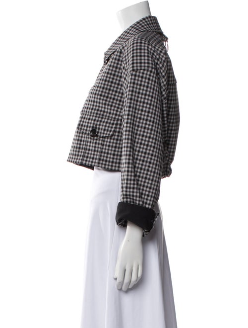Tibi Plaid Print Jacket