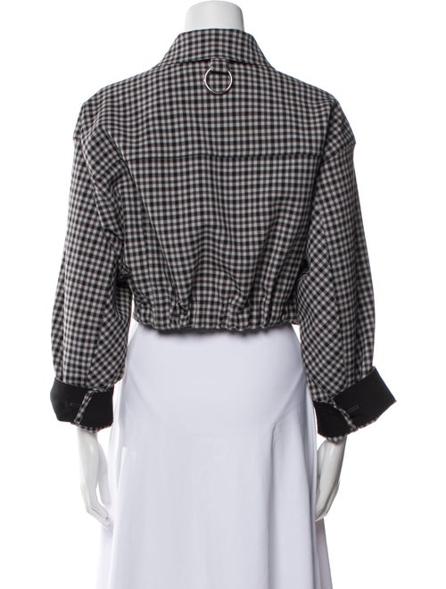 Tibi Plaid Print Jacket