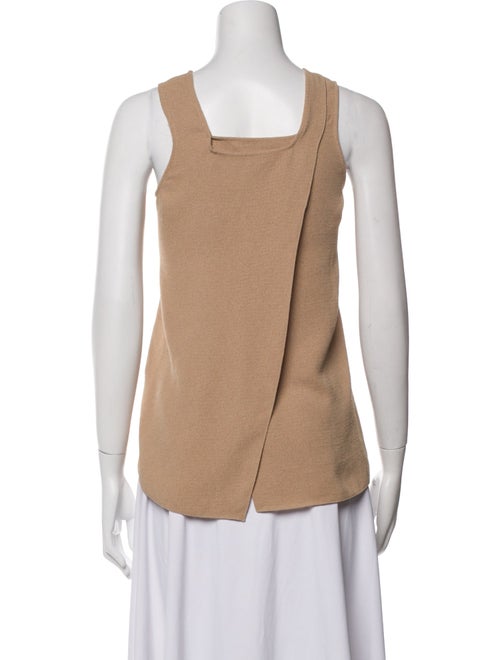 Tibi Square Neckline Sleeveless Top
