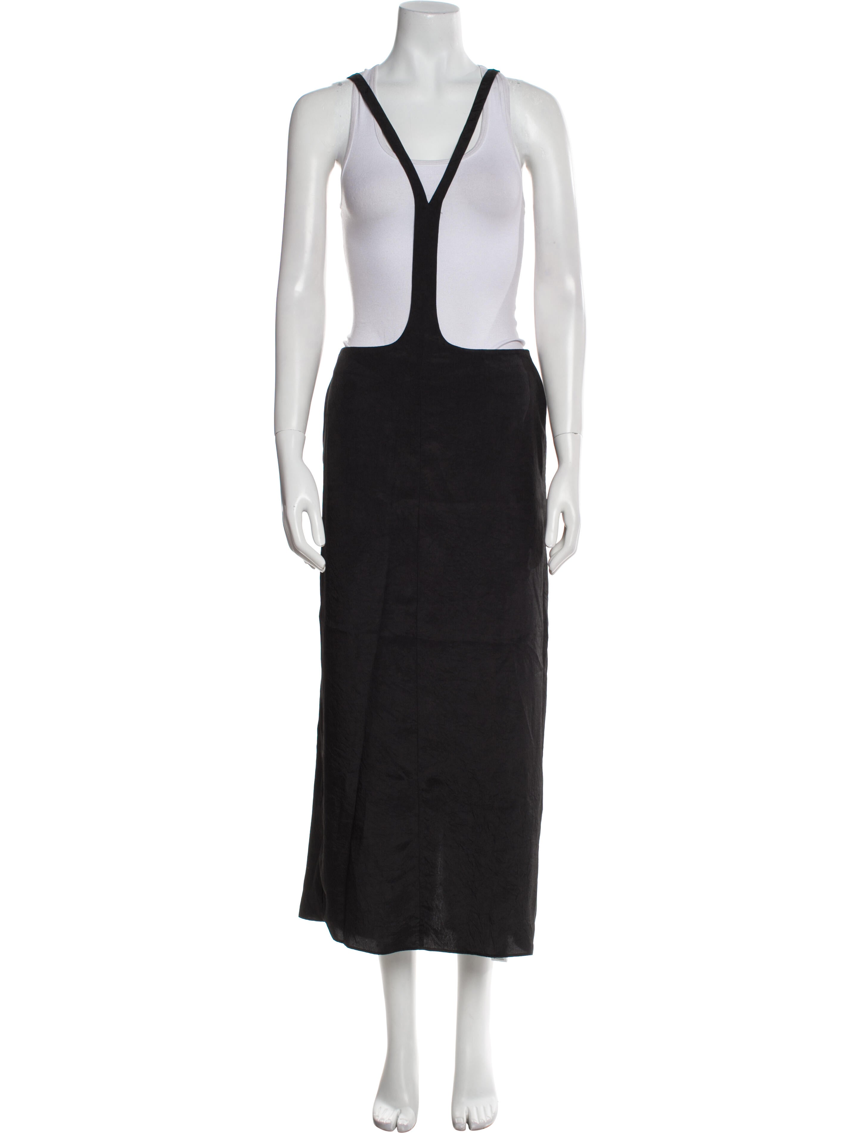 Tibi Colorblock Pattern Plunge Neckline Jumpsuit