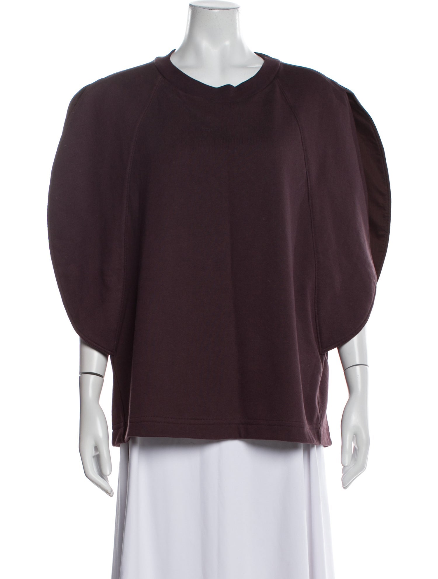 Tibi Crew Neck Three-Quarter Sleeve Blouse w/ Tags