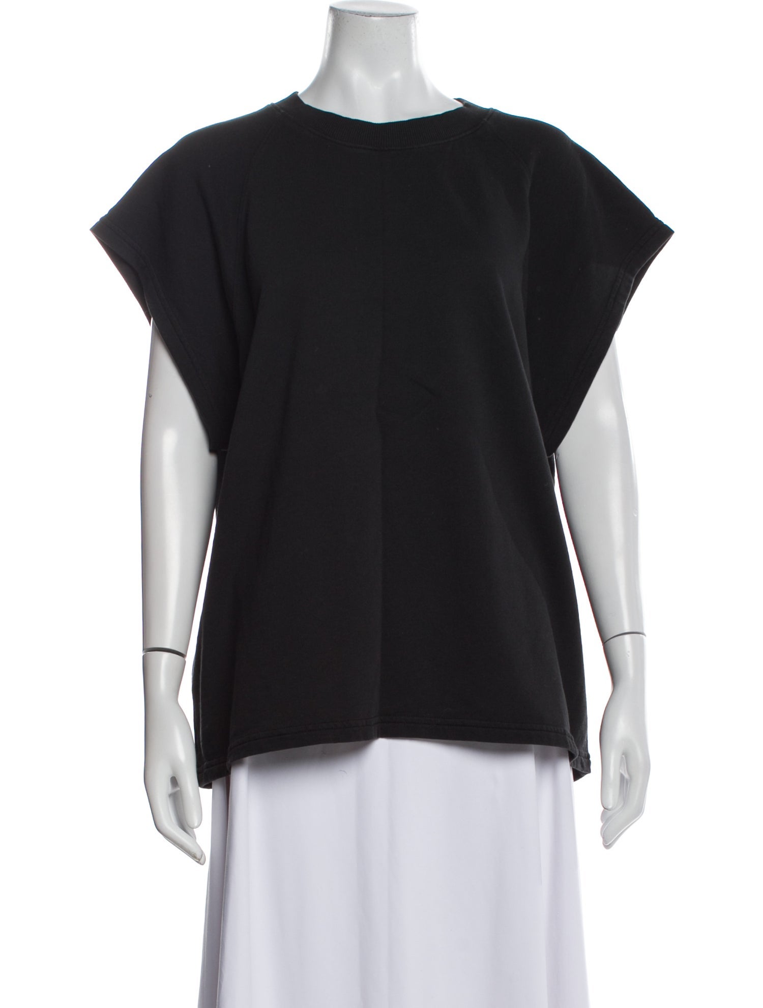 Tibi Crew Neck Short Sleeve T-Shirt