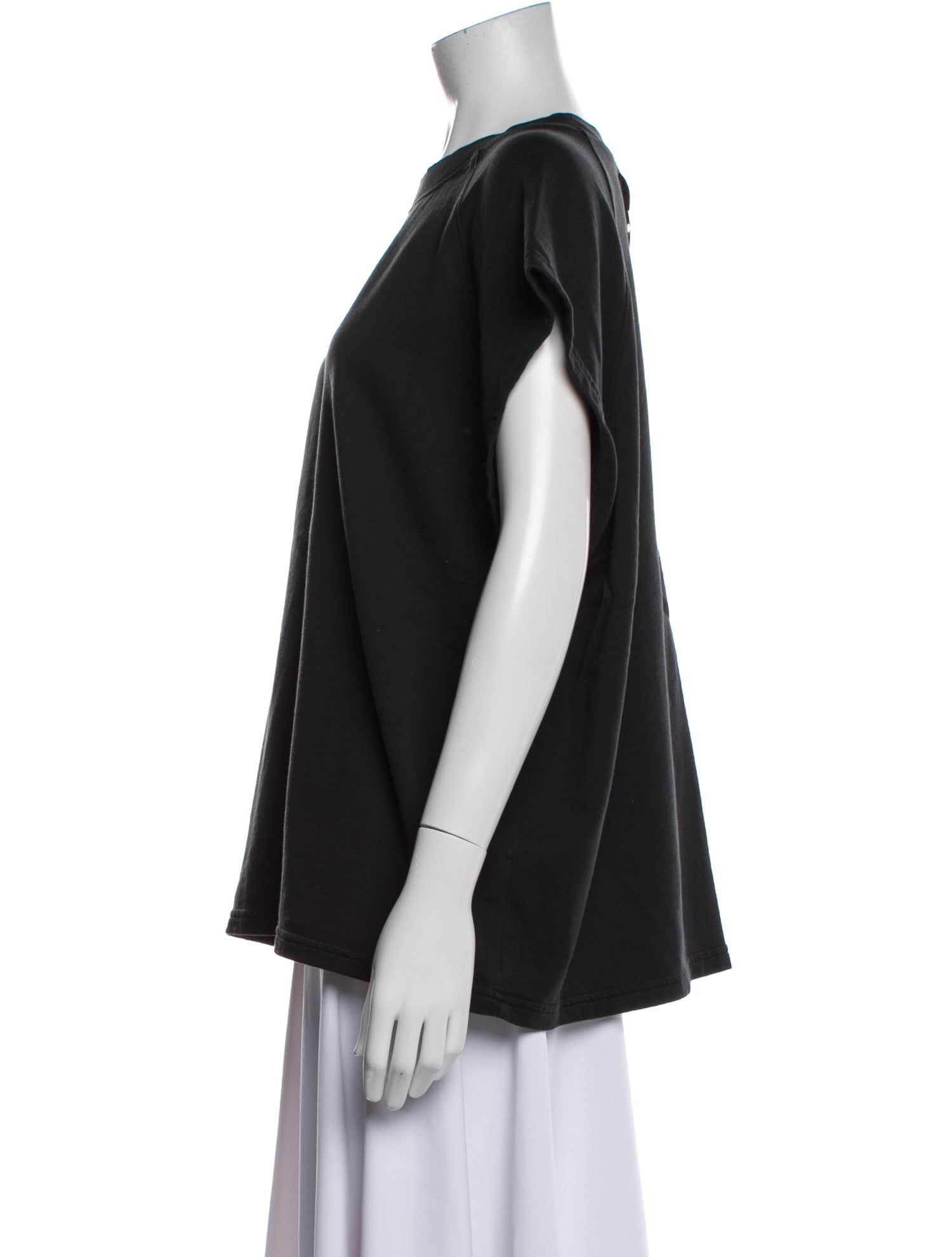 Tibi Crew Neck Short Sleeve T-Shirt