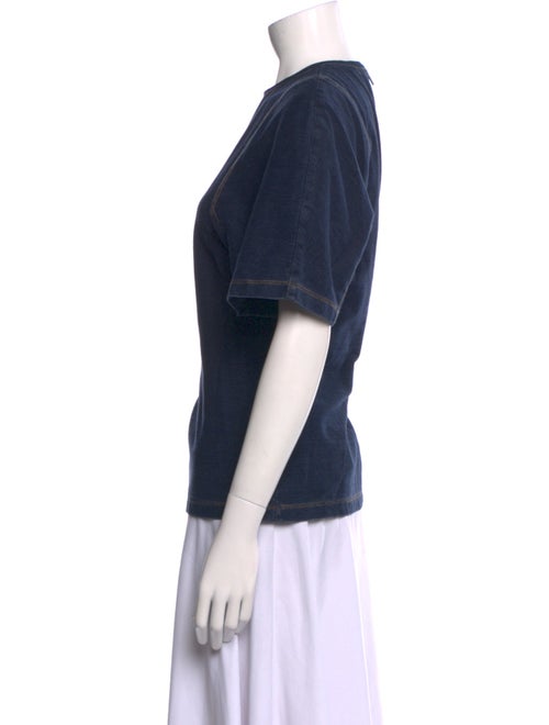 Tibi Crew Neck Short Sleeve T-Shirt