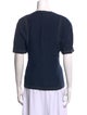 Tibi Crew Neck Short Sleeve T-Shirt