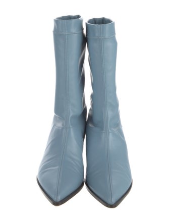 Tibi Leather Sock Boots