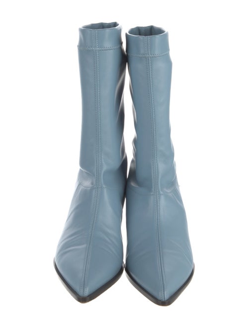 Tibi Leather Sock Boots