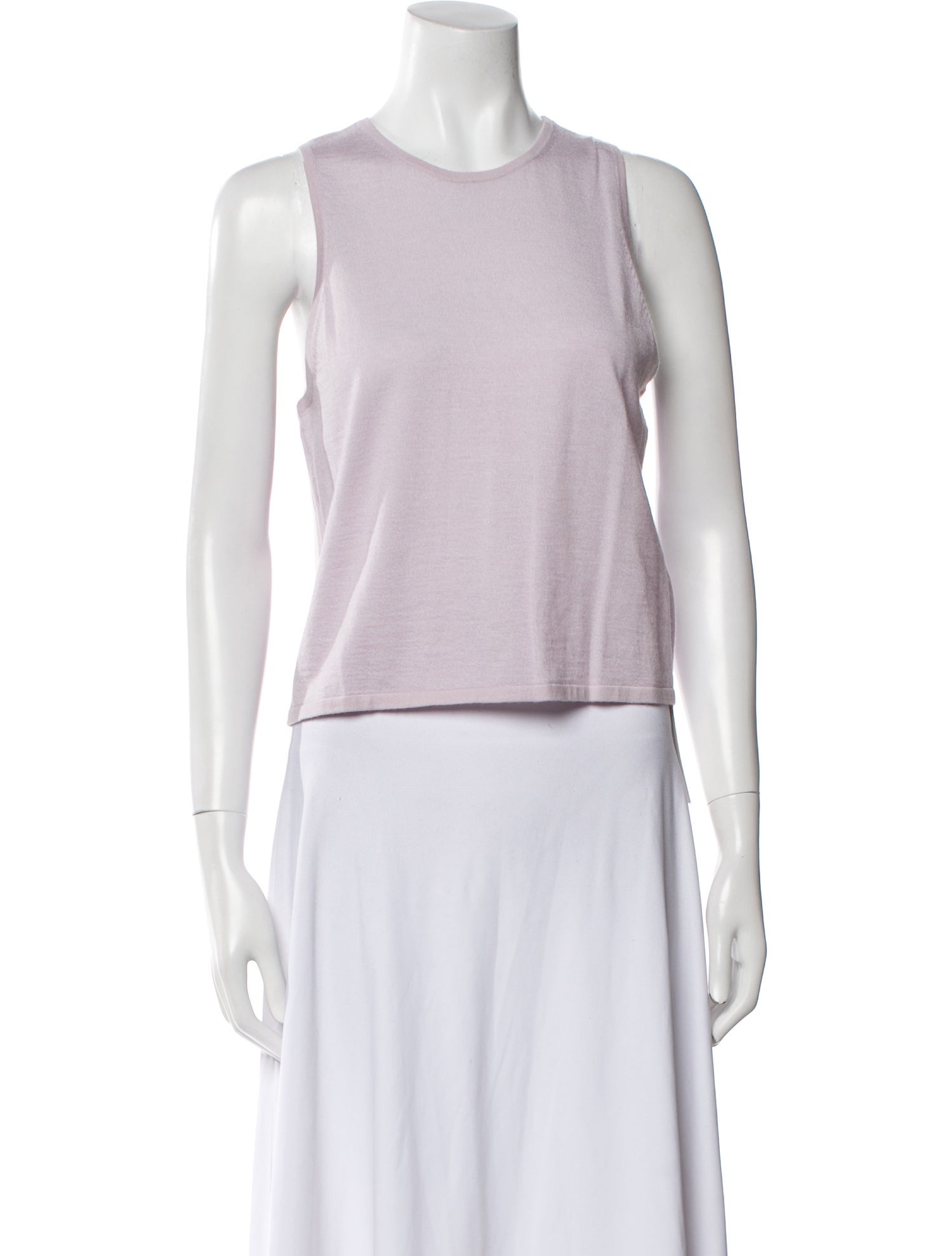 Tibi Cashmere Crew Neck Top