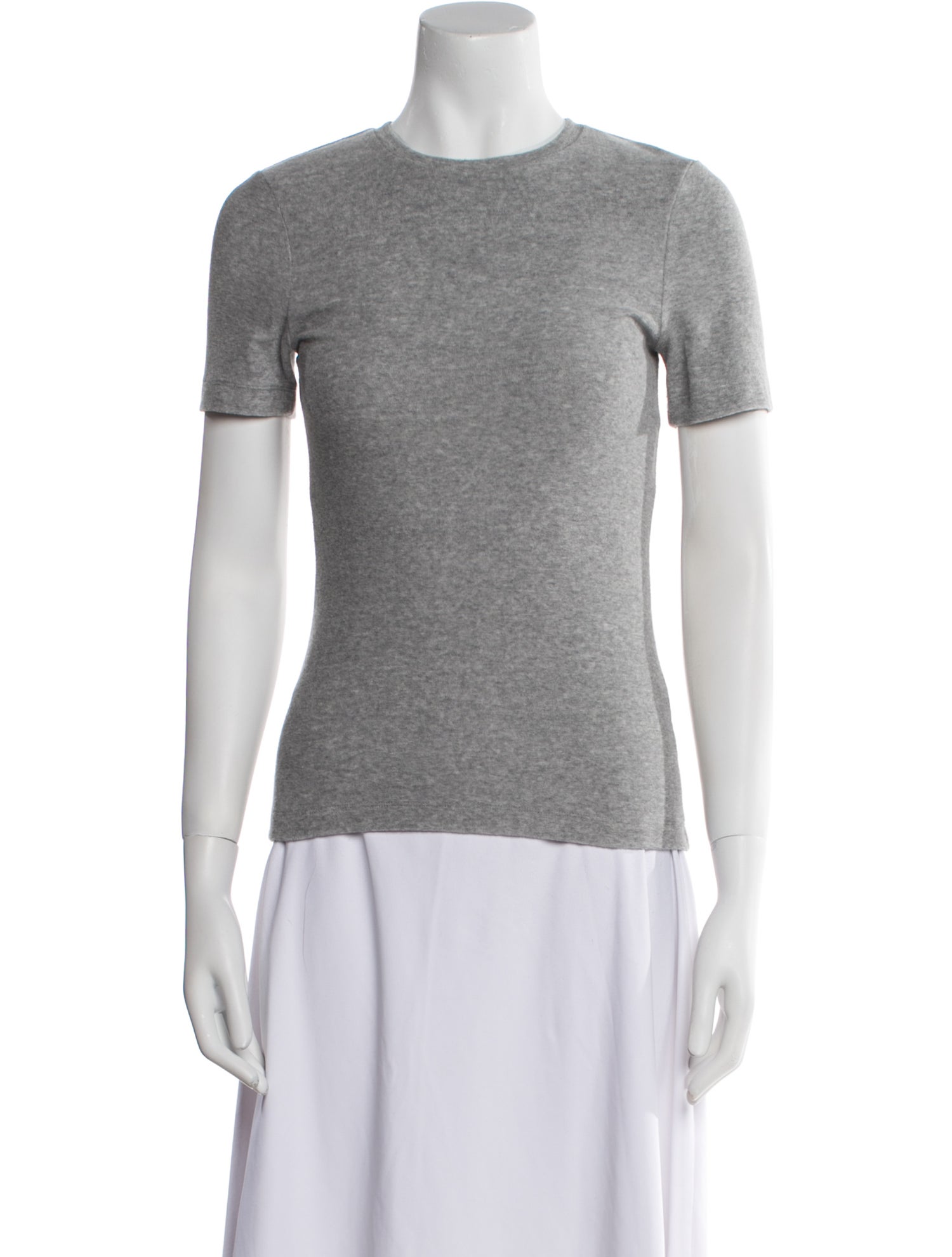 Tibi Crew Neck Short Sleeve T-Shirt