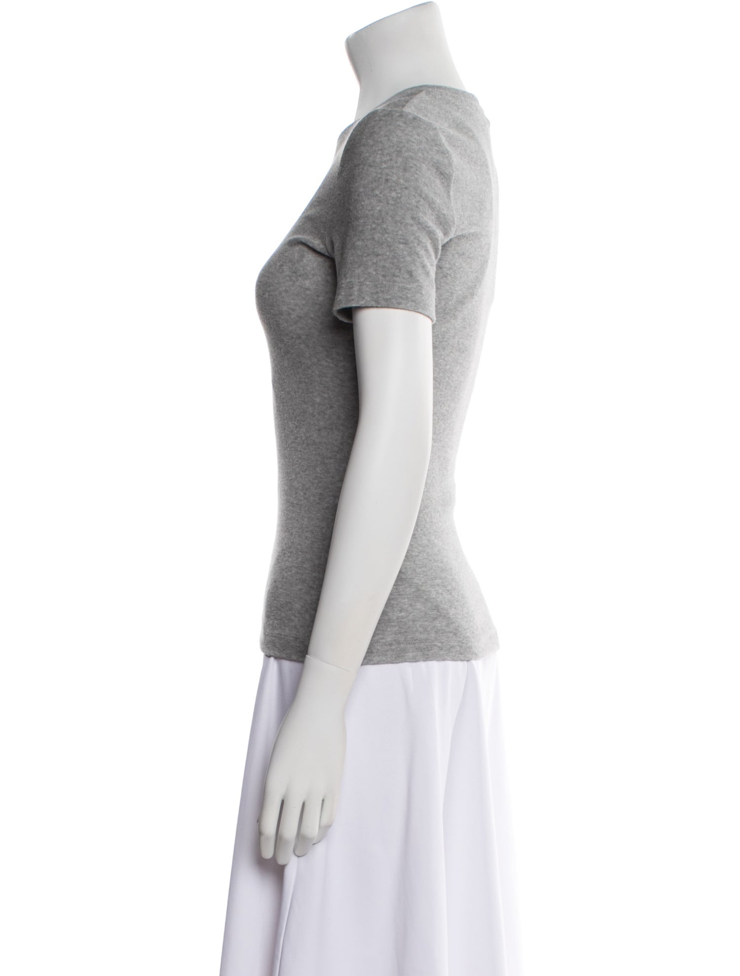Tibi Crew Neck Short Sleeve T-Shirt
