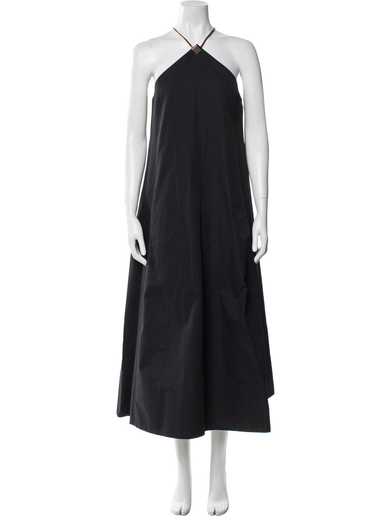 Tibi Halterneck Long Dress