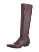 Tibi Leather Riding Boots