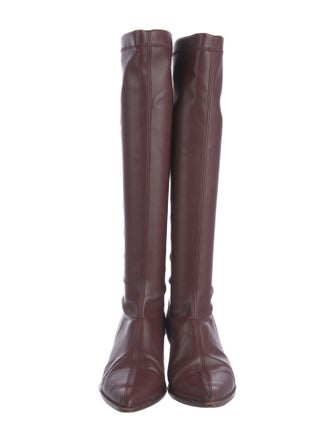 Tibi Leather Riding Boots