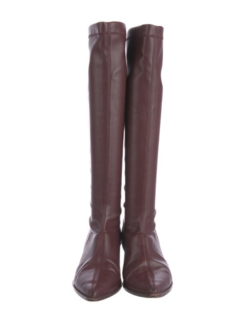 Tibi Leather Riding Boots