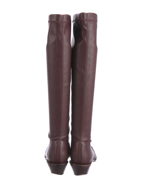 Tibi Leather Riding Boots