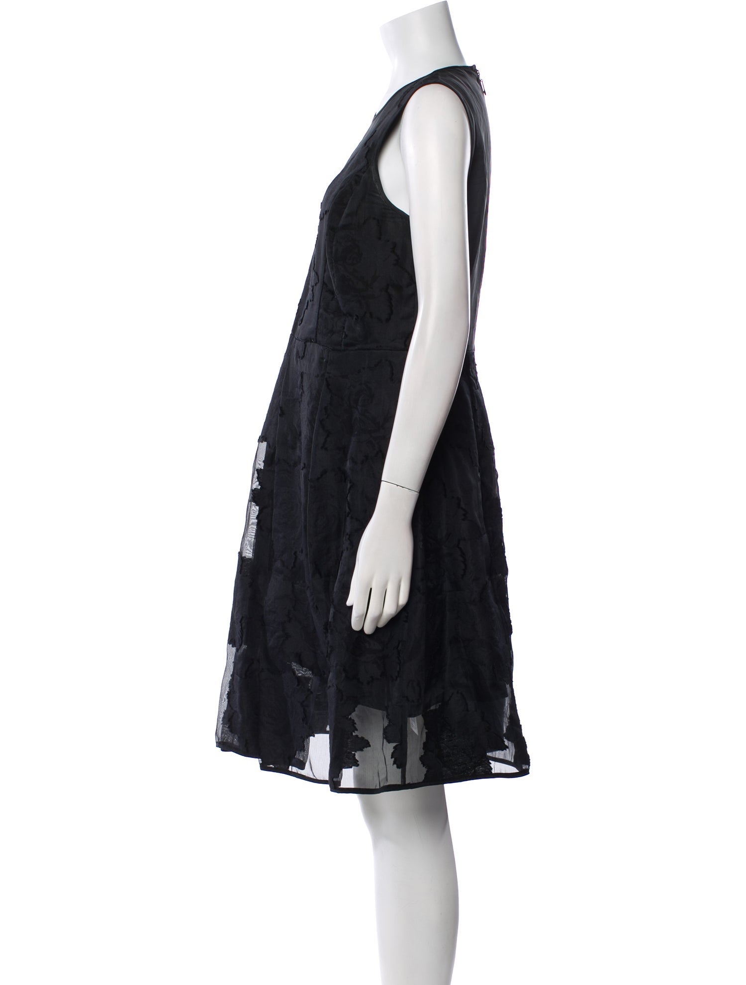 Tibi Lace Pattern Knee-Length Dress